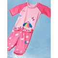 3D Pink Rabbit Fairy Print Swimwear for Kids & Toddlers with UPF 50+ - Little Surprise Box3D Pink Rabbit Fairy Print Swimwear for Kids & Toddlers with UPF 50+