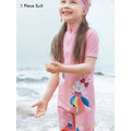 3D Pink Rabbit Fairy Print Swimwear for Kids & Toddlers with UPF 50+ - Little Surprise Box3D Pink Rabbit Fairy Print Swimwear for Kids & Toddlers with UPF 50+