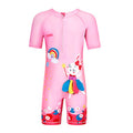 3D Pink Rabbit Fairy Print Swimwear for Kids & Toddlers with UPF 50+ - Little Surprise Box3D Pink Rabbit Fairy Print Swimwear for Kids & Toddlers with UPF 50+