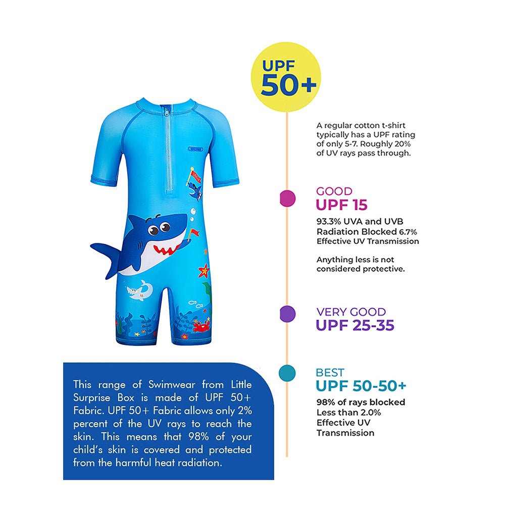 3d Tail Blue Shark Swimwear for Toddlers & Kids with UPF 50+ - Little Surprise Box3d Tail Blue Shark Swimwear for Toddlers & Kids with UPF 50+