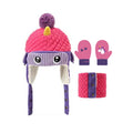 3pcs Quilted Unicorn Theme Winter Cap, Mufflers and Gloves - Little Surprise Box3pcs Quilted Unicorn Theme Winter Cap, Mufflers and Gloves