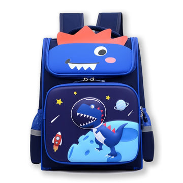 Navy 2d Pop Dino Space Backpack for Kids,6yrs - 10 yrs