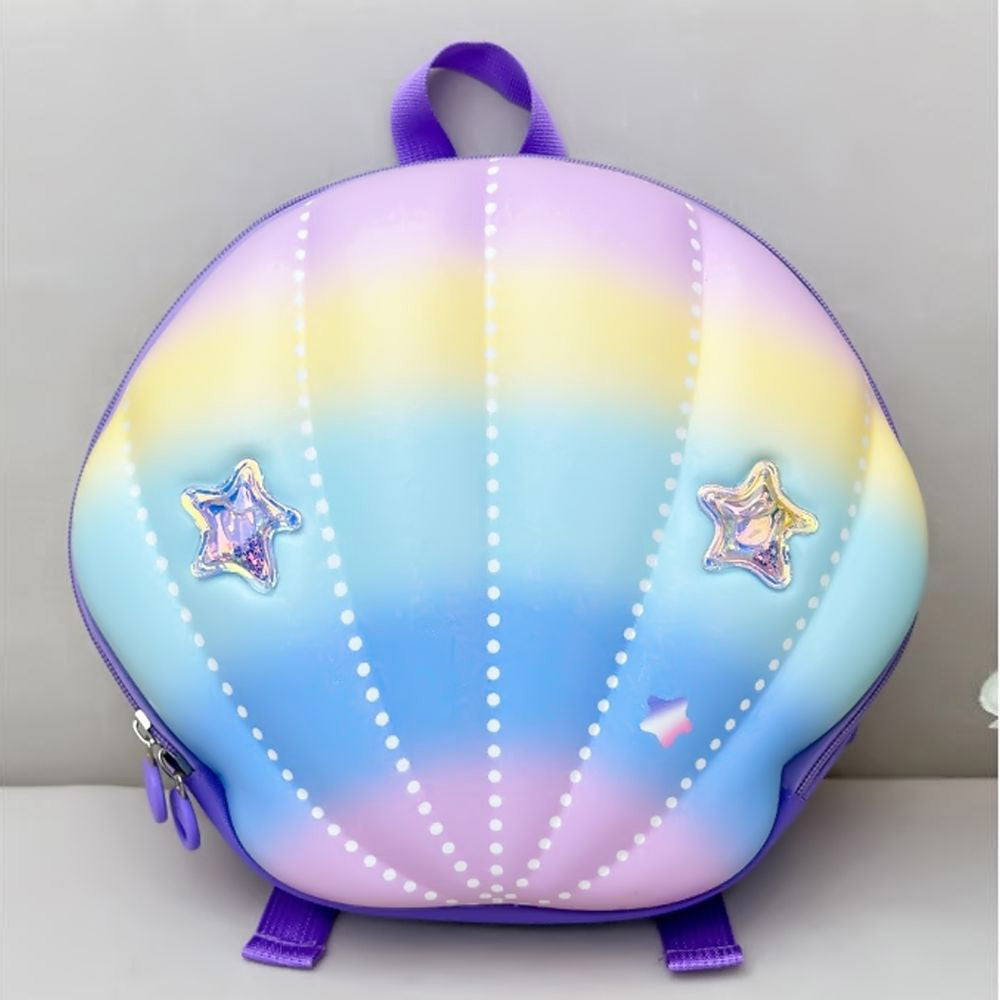 Mini Size Purple Shell Nursey and Early school Backpack for Pre toddlers, 2 years - 5years