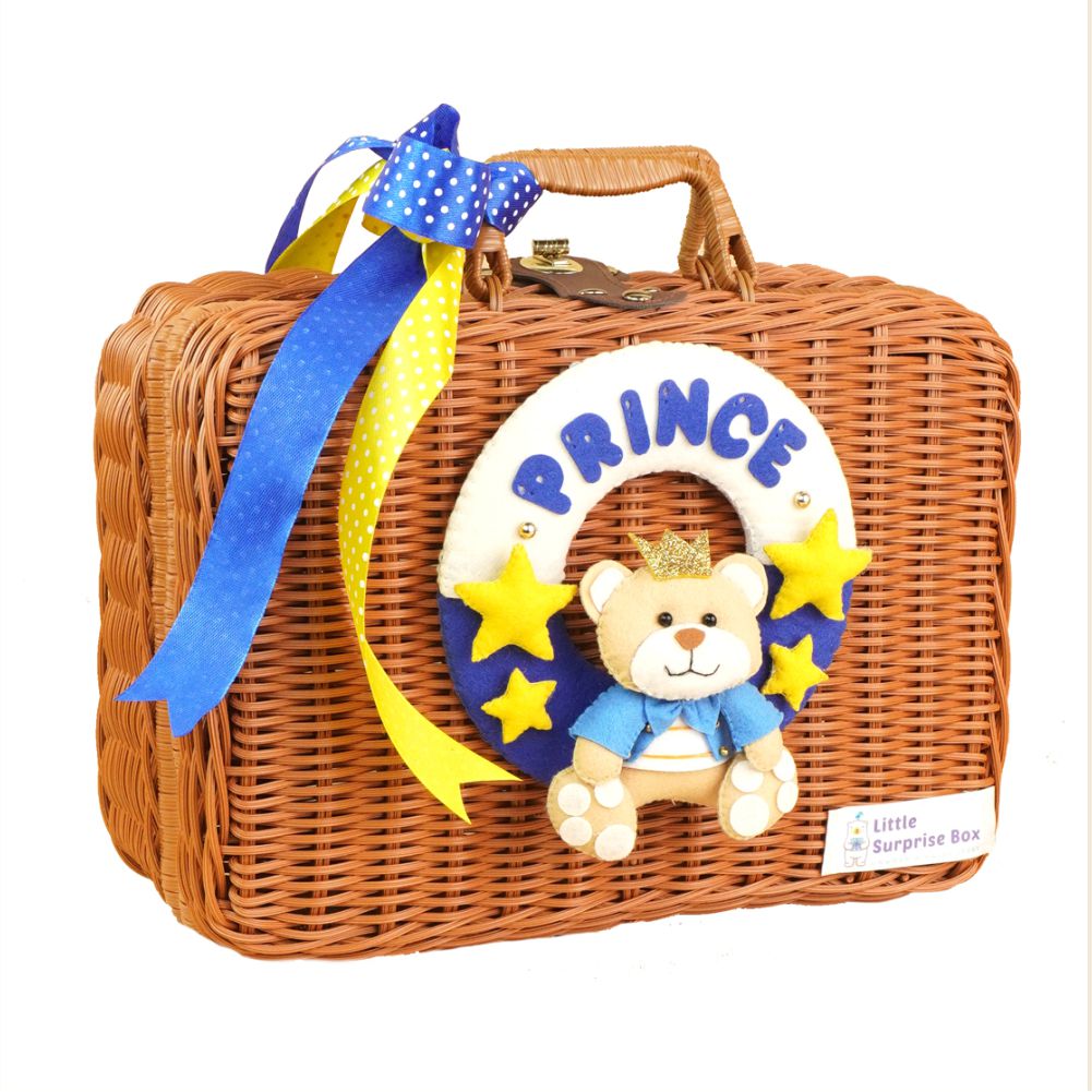 27 pcs Brown Prince Teddy  Newborn Baby Girl/Baby Boy All Season wear,Gift Hamper set,0-6 months