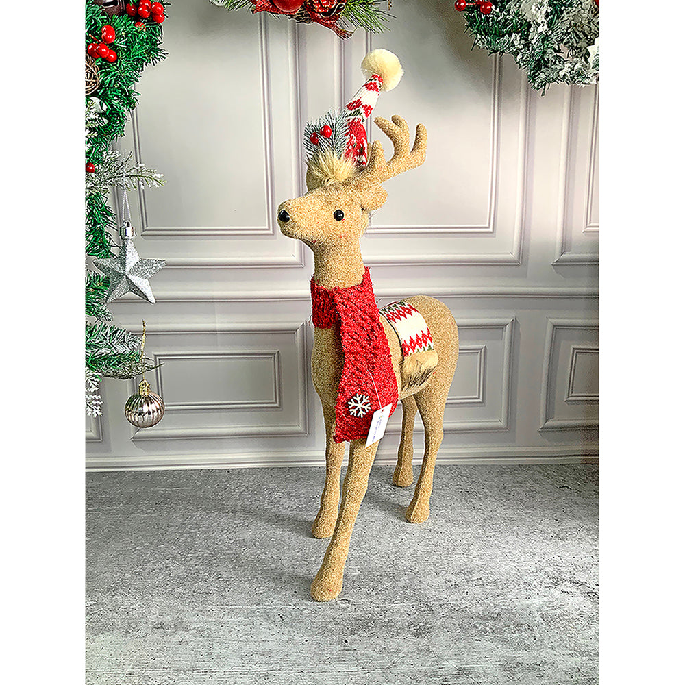 2 pcs, 13 inches and 18 inches Deer Christmas Decor