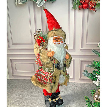 45cms Names List Santa Self Standing Christmas Table Décor & Christmas Decoration