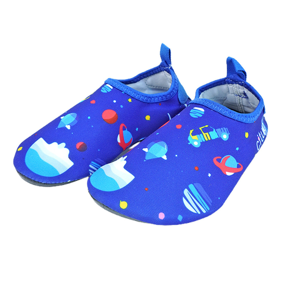Blue Space Non-Slip Quick Dry Beach Shoes Kids