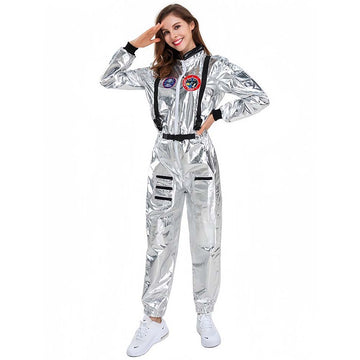 Space Astronaut Woman, Adult Halloween Costume Fancy Dress Up