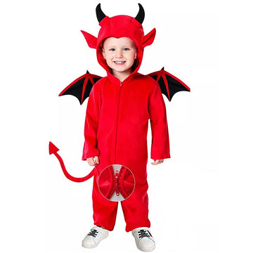 Black Red Devil, Kids Halloween Costume Fancy Dress Up