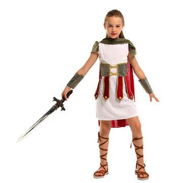 Gladiator Girl, Kids Halloween Costume Fancy Dress Up
