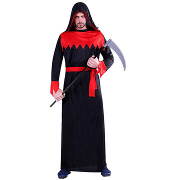 Spooky Hoody Deathman Halloween Costume Fancy Dress Up