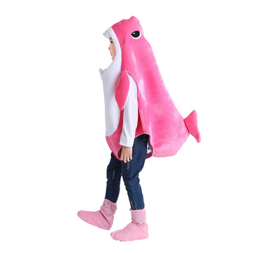 Pink Baby Shark, Kids Halloween Costume Fancy Dress Up
