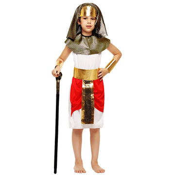 Red Egyptian Boy, Kids Halloween Costume Dress Up for Boys