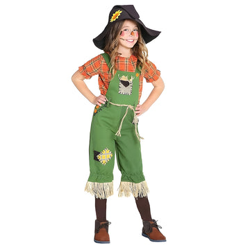 Scarecrow Girl, Halloween Costume Fancy Dress Up