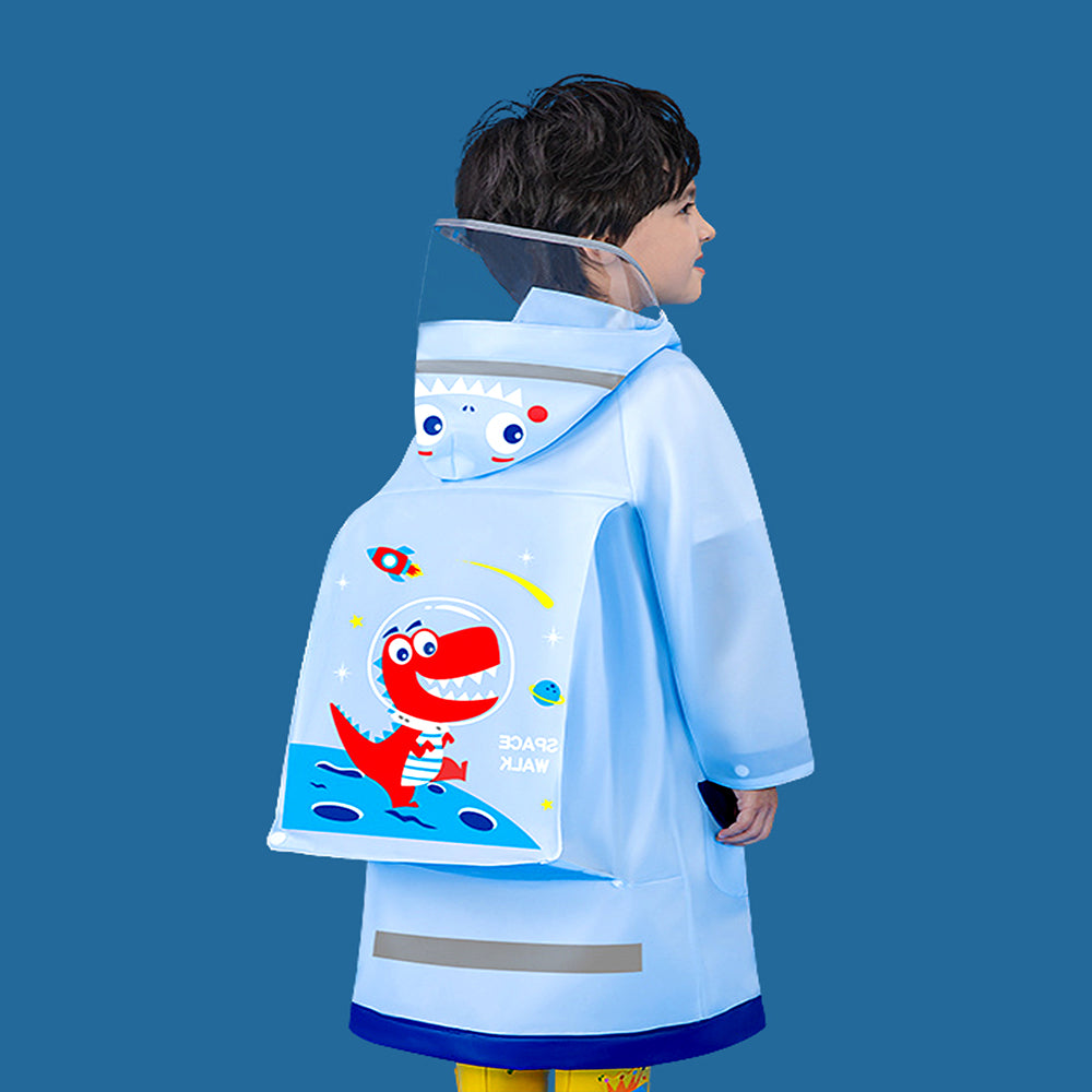 Dino Hit Space Raincoat for Kids