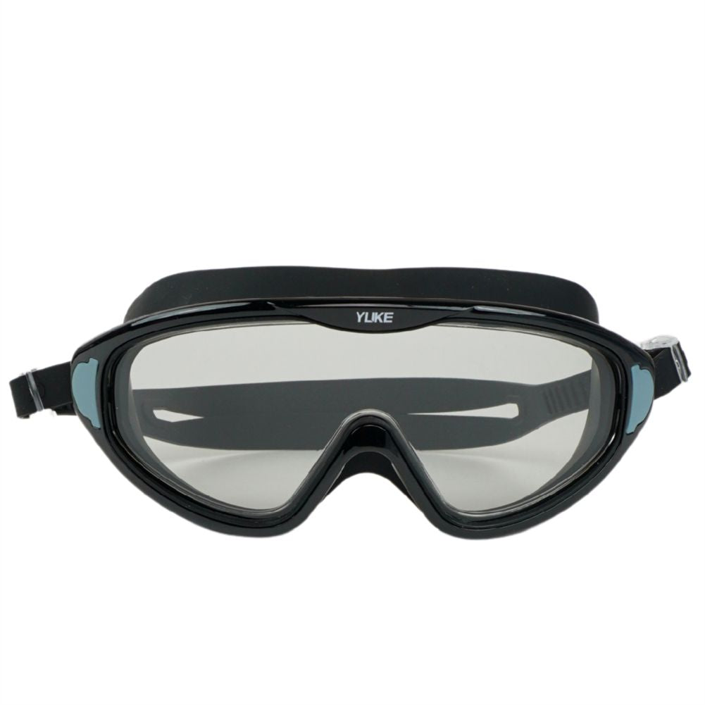 Black with Mint Button style Anti Fog UV Protection leakproof design Swim Goggles for Adults