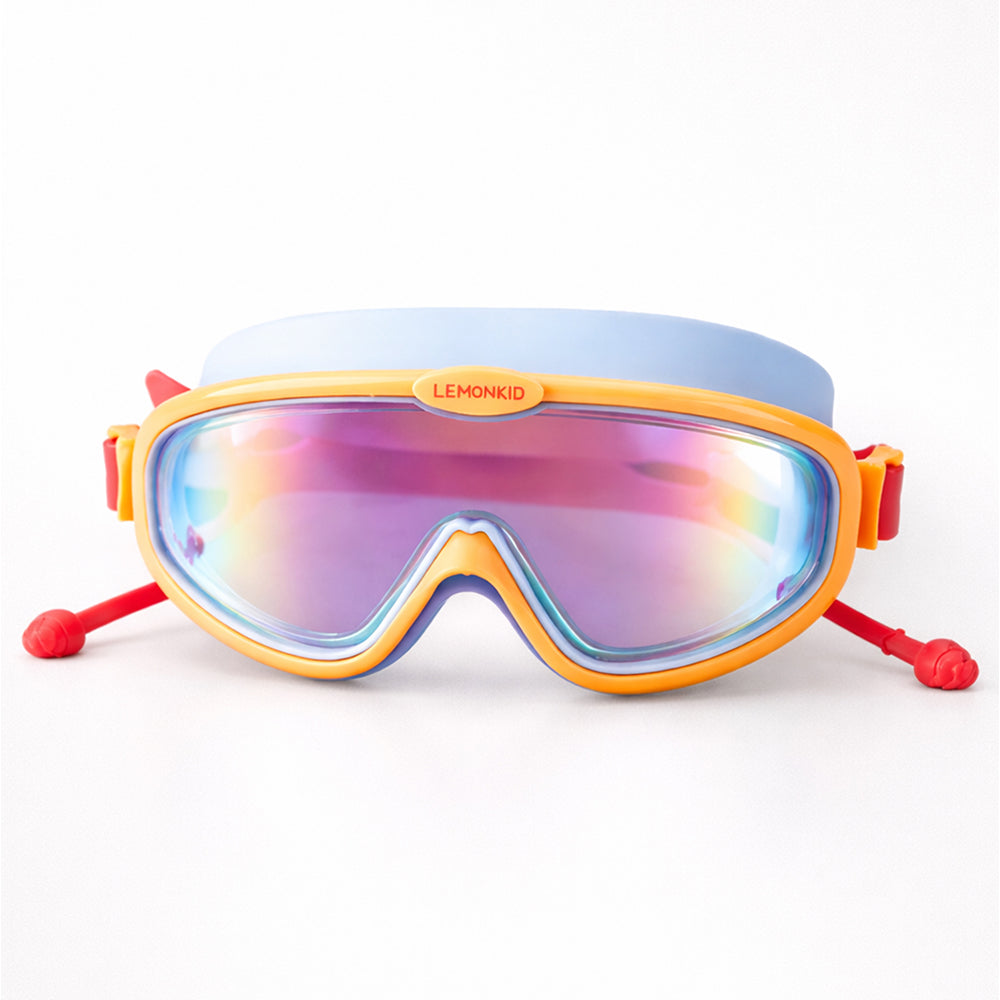 swimming goggles with uv protection Blue, Orange & Red Anti-Fog UV Protection Leakproof Swim Goggles for K