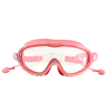 Light Pink Bubble Anti Fog UV Protection Leakproof Design Swim Goggles for Kids,4yrs  - 10yrs