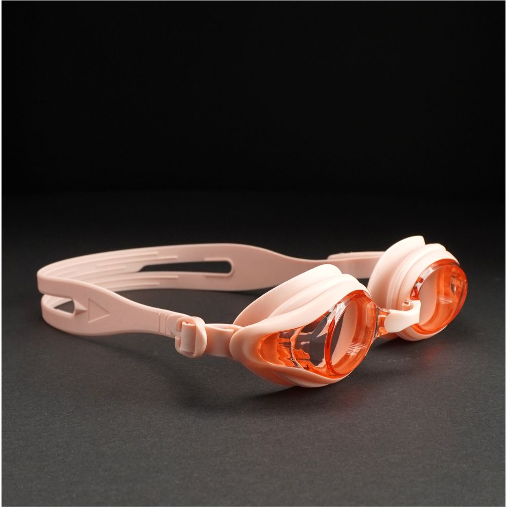 Peach Black Case Anti Fog UV Protection leakproof design Swim Goggles for Kids 4yrs - 10 years