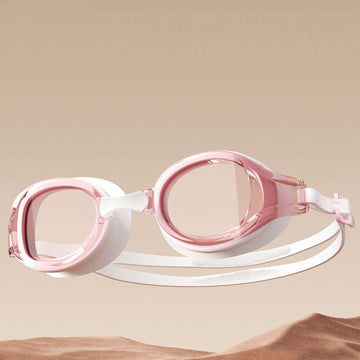 Pink Transparent Anti Fog UV Protection leakproof design Swim Goggles for Kids 4yrs - 10 years