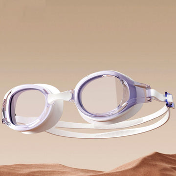 Purple Transparent Anti Fog UV Protection leakproof design Swim Goggles for Kids 4yrs - 10 years