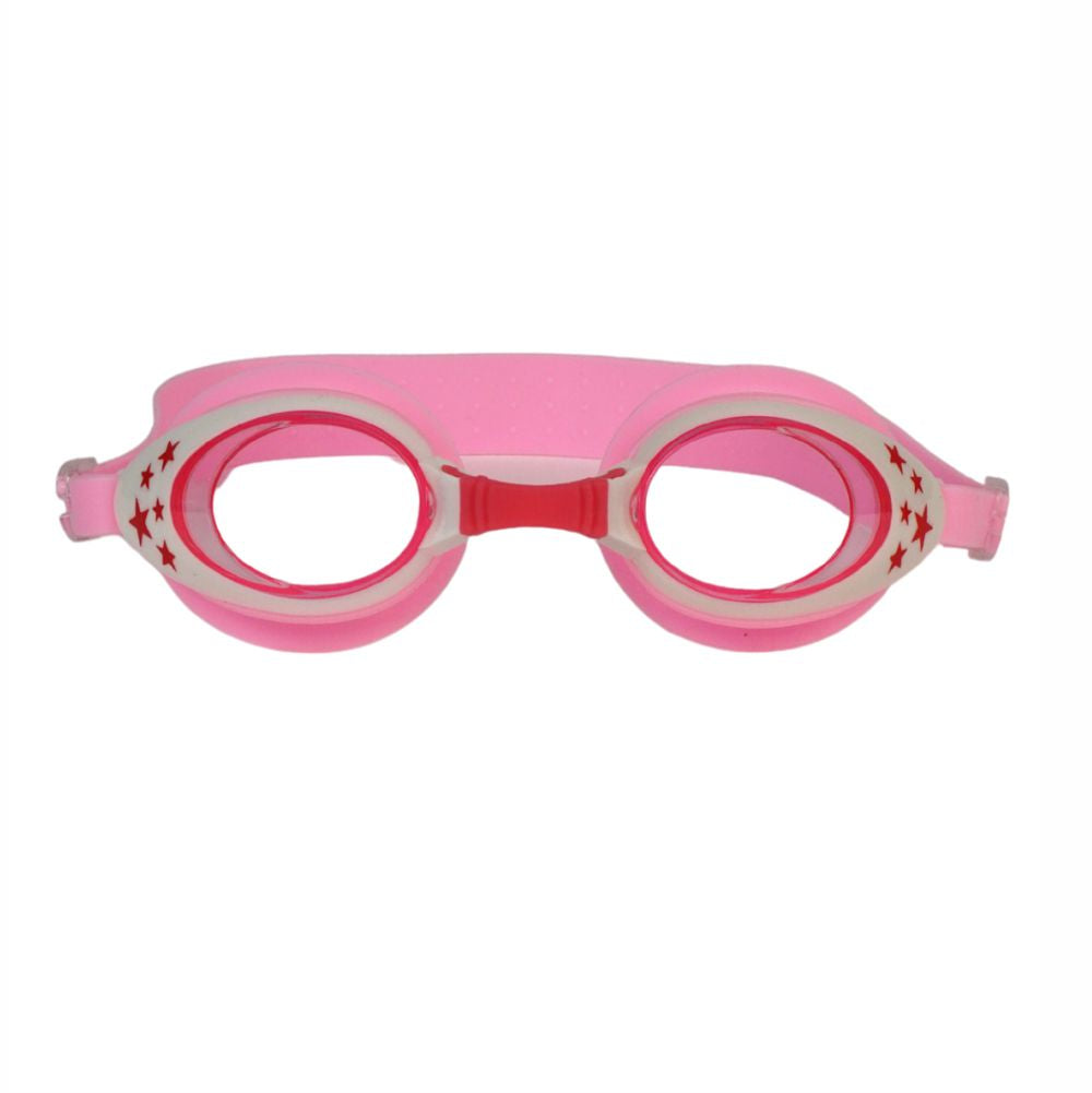 Starry Pink  Anti Fog UV Protection Leakproof Design Swim Goggles for Kids, 3yrs  - 8yrs