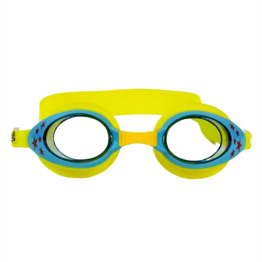 Starry Yellow Anti Fog UV Protection Leakproof Design Swim Goggles for Kids, 3yrs  - 8yrs