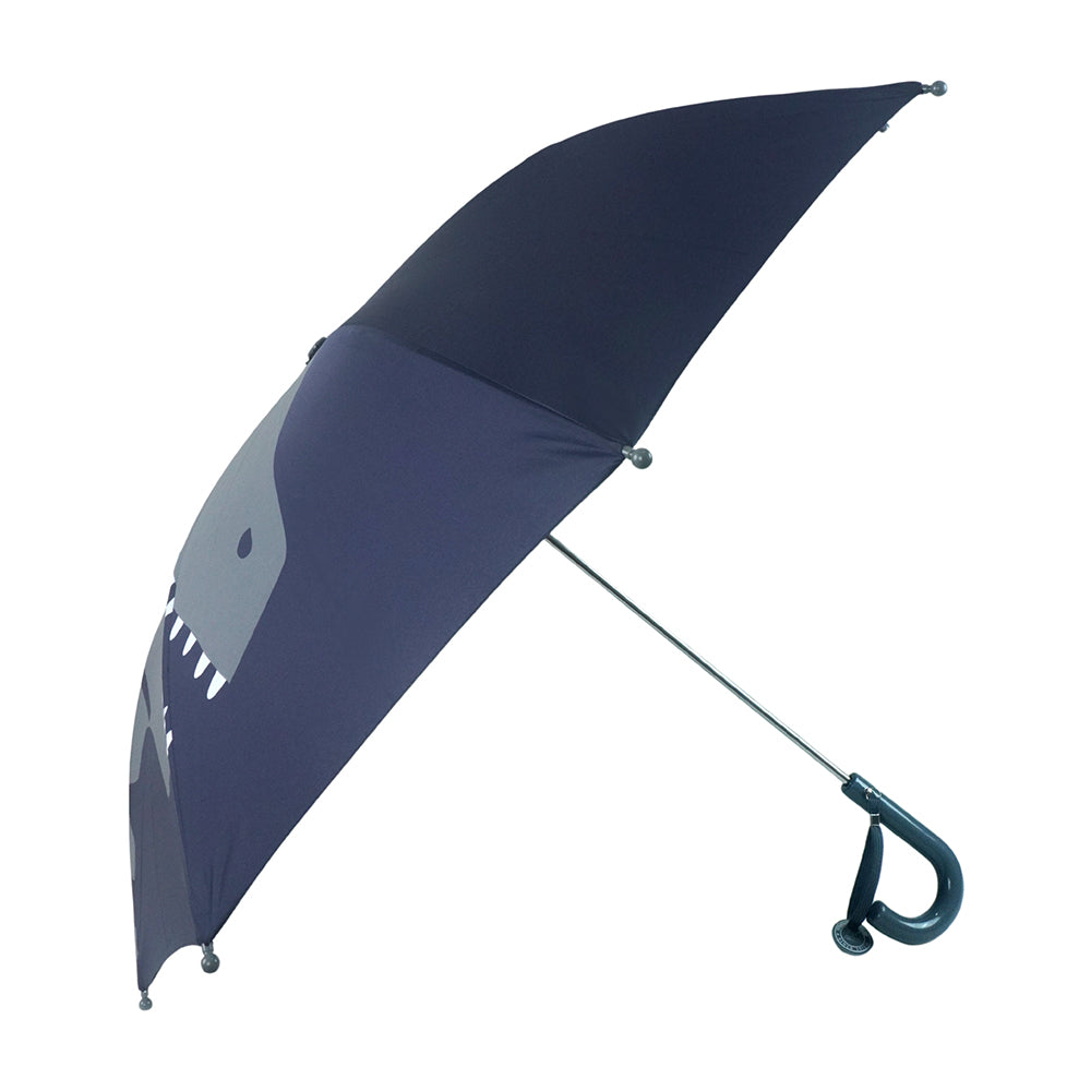 Navy Dino Big Face Umbrella for Kids, 5yrs - 10 yrs
