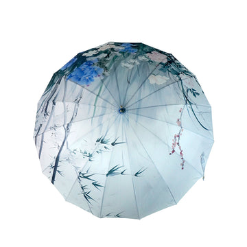 Purple Floral print Big Size Umbrella for Adults