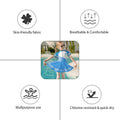 Blue Color Block frock style Swimwear for Kids - Little Surprise BoxBlue Color Block frock style Swimwear for Kids - Little Surprise BoxBlue Color Block frock style Swimwear for Kids