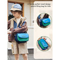 Blue & Green Canvas Material Casual Sling Bag for Kids - Little Surprise BoxBlue & Green Canvas Material Casual Sling Bag for Kids