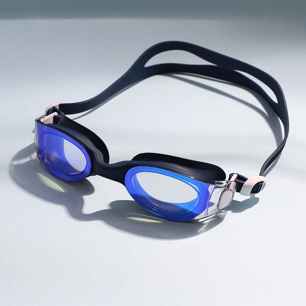 hologram goggles Blue Hologram UV protected Unisex Swimming Goggles for Kids and Teens