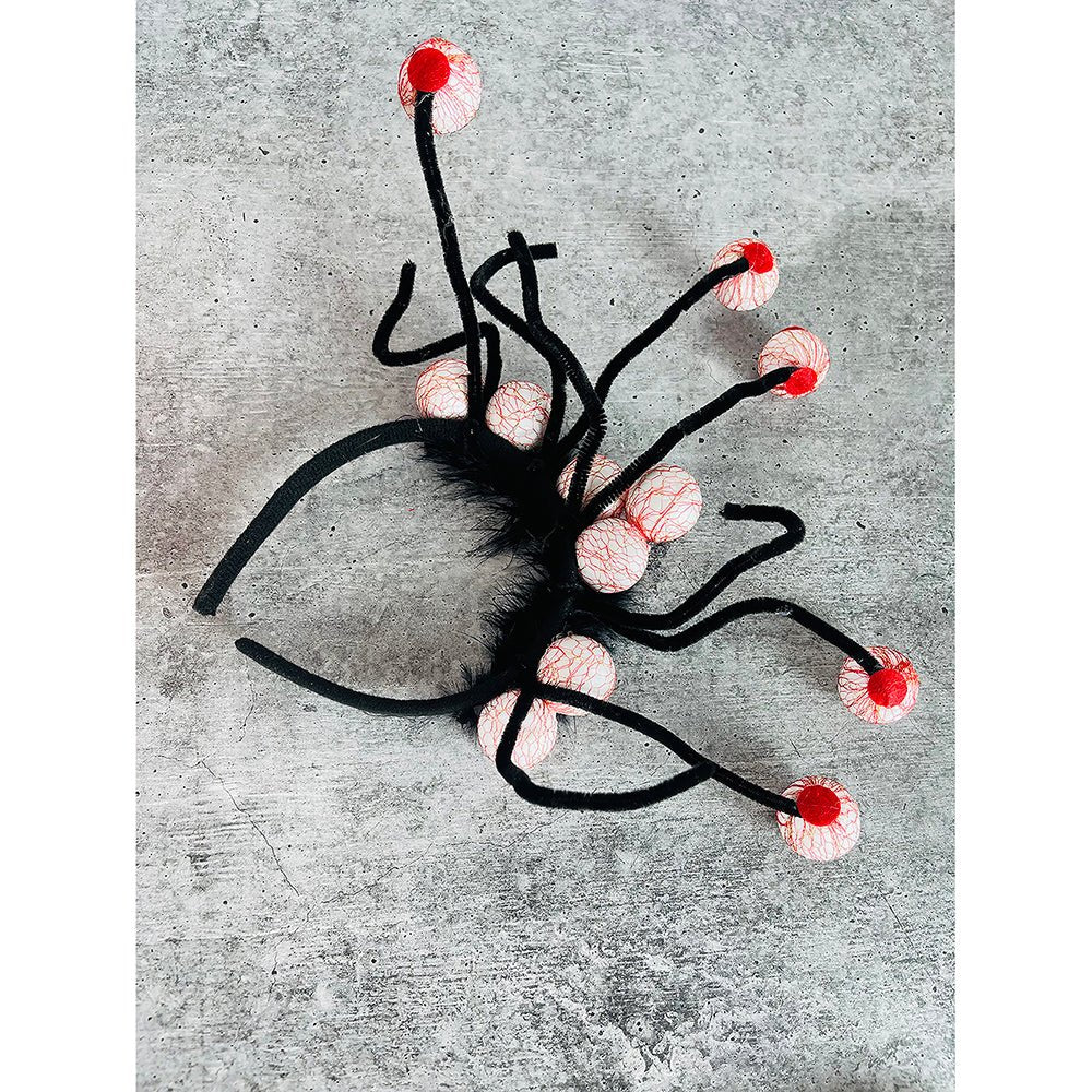 Creepy Eyeball with Long Tentacles themed Headband Halloween accessory - Little Surprise BoxCreepy Eyeball with Long Tentacles themed Headband Halloween accessory