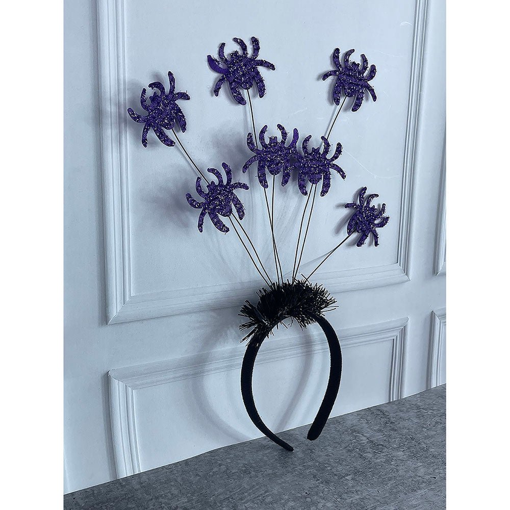 Cute Spooky Spider Bouncy Springed Hairband accessory for Halloween Party - Little Surprise BoxCute Spooky Spider Bouncy Springed Hairband accessory for Halloween Party