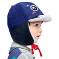 Ear Covering 3d Blue Dinosaur Winter Cap for Kids - Little Surprise BoxEar Covering 3d Blue Dinosaur Winter Cap for Kids