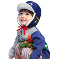 Ear Covering 3d Blue Dinosaur Winter Cap for Kids - Little Surprise BoxEar Covering 3d Blue Dinosaur Winter Cap for Kids