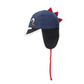 Ear Covering 3d Blue Dinosaur Winter Cap for Kids - Little Surprise BoxEar Covering 3d Blue Dinosaur Winter Cap for Kids