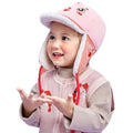 Ear Covering 3d Pink Rabbit Winter Cap for Kids - Little Surprise BoxEar Covering 3d Pink Rabbit Winter Cap for Kids