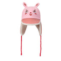 Ear Covering 3d Pink Rabbit Winter Cap for Kids - Little Surprise BoxEar Covering 3d Pink Rabbit Winter Cap for Kids