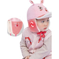 Ear Covering 3d Pink Rabbit Winter Cap for Kids - Little Surprise BoxEar Covering 3d Pink Rabbit Winter Cap for Kids