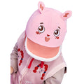 Ear Covering 3d Pink Rabbit Winter Cap for Kids - Little Surprise BoxEar Covering 3d Pink Rabbit Winter Cap for Kids