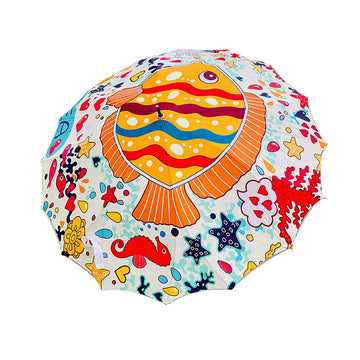 Fishy Island theme Rain & All Season Umbrella for Teens and Adults - Little Surprise BoxFishy Island theme Rain & All Season Umbrella for Teens and Adults