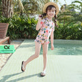 Frilly Happy Cactus Print Toddlers & Kids Swimwear + Swim Cap - Little Surprise BoxFrilly Happy Cactus Print Toddlers & Kids Swimwear + Swim Cap