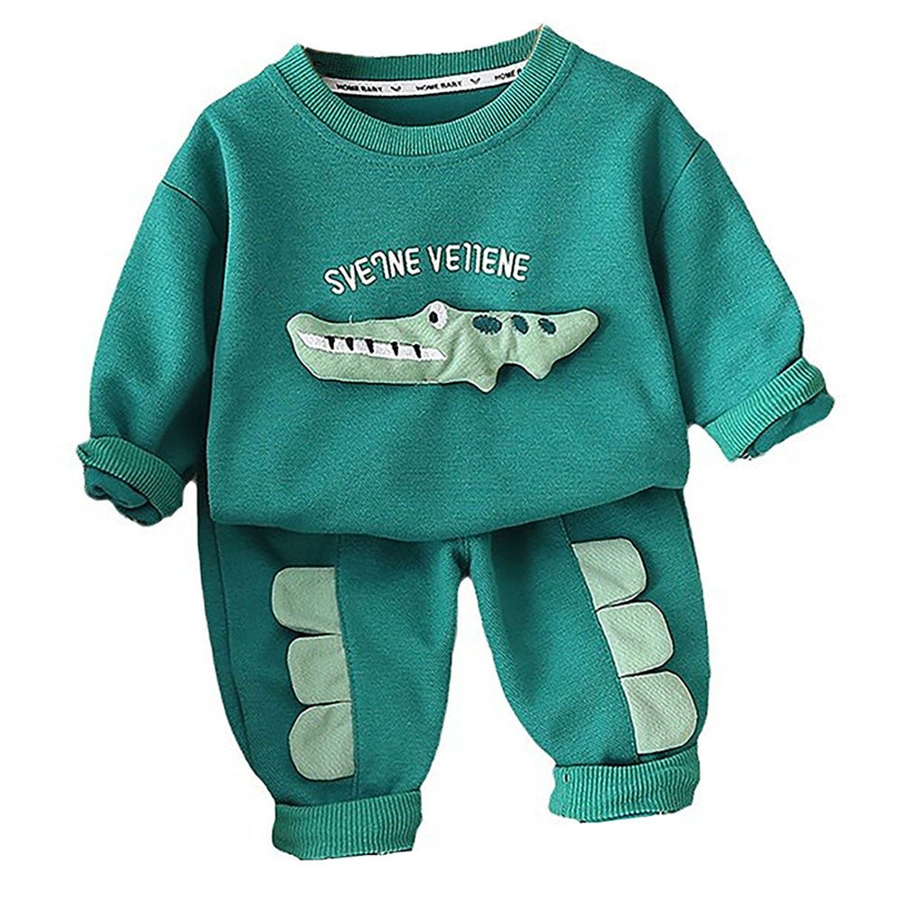 Green Crocodile pcs Track suit set for Toddlers/Kids