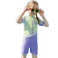 Green & Purple color Block style Swimwear/swimsuit for Kids - Little Surprise BoxGreen & Purple color Block style Swimwear/swimsuit for Kids - Little Surprise BoxGreen & Purple color Block style Swimwear/swimsuit for Kids