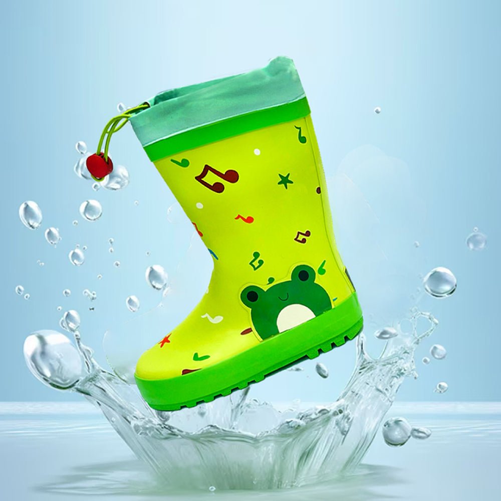 Happy Frog Flexible Rubber Rain Gumboots for Toddlers and Kids - Little Surprise BoxHappy Frog Flexible Rubber Rain Gumboots for Toddlers and Kids