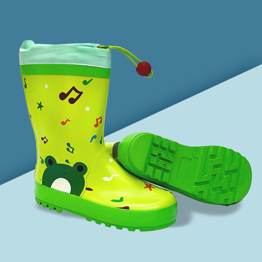 Happy Frog Flexible Rubber Rain Gumboots for Toddlers and Kids - Little Surprise BoxHappy Frog Flexible Rubber Rain Gumboots for Toddlers and Kids