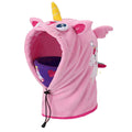 Light Pink Uni Fleece Winter Cap covering Mouth, Neck and Head - Little Surprise BoxLight Pink Uni Fleece Winter Cap covering Mouth, Neck and Head