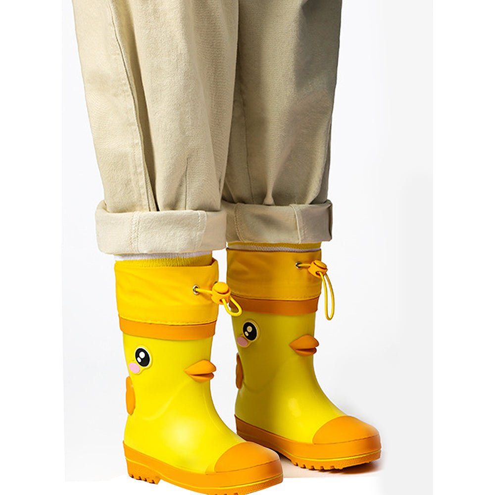 Mr. Daffy Quackhead Flexible Rubber Rain Gumboots for Toddlers and Kids - Little Surprise BoxMr. Daffy Quackhead Flexible Rubber Rain Gumboots for Toddlers and Kids