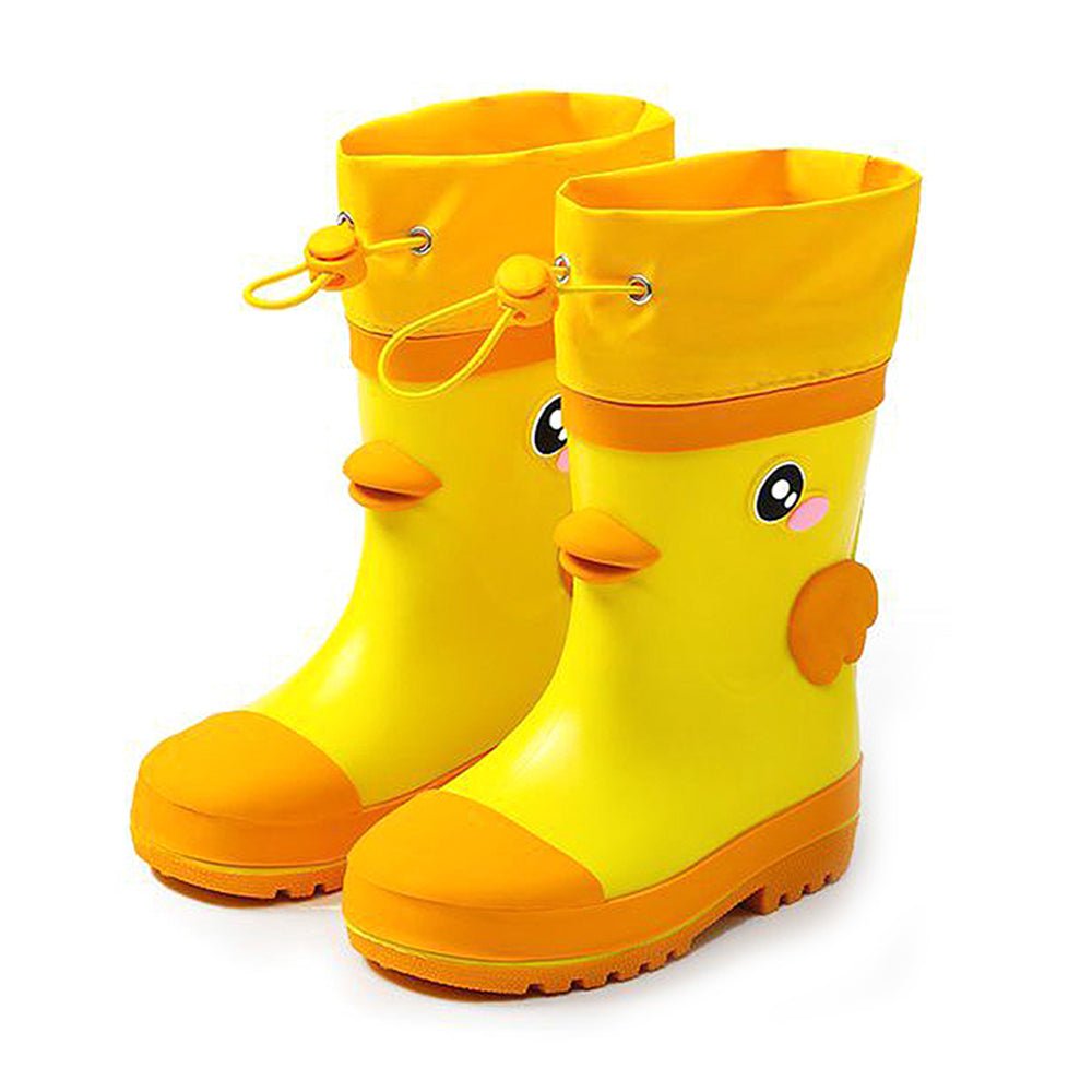 Daffy Quackhead Flexible Rubber Rain Gumboots for Toddlers and Kids